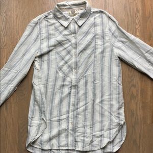 Striped Anthropologie button down